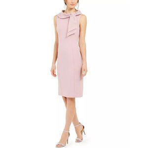 HARPER ROSE pink Neck-Tie Sheath Dress